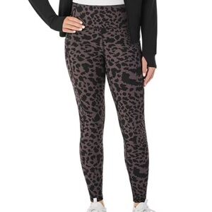 Members Mark Extra Warm Leopard Print Leggings